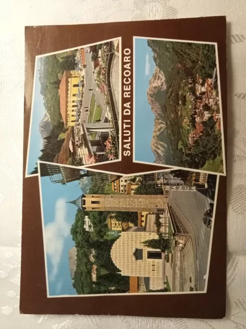 Cartolina Antica Saluti Da Recoaro Vicenza Viaggiata