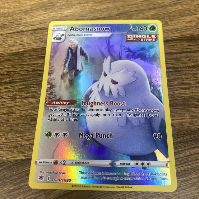 TG01/TG30 Abomasnow : Rare Holo Pokemon TCG Card Astral Radiance Trainer Gallery