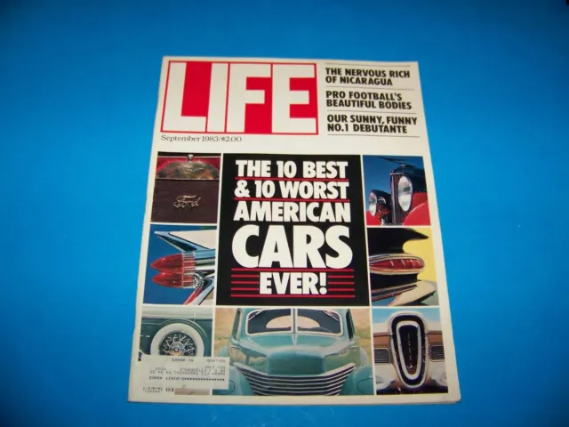 Life Magazine  The 10 Best & 10 Worst American Cars Ever  Vintage 1983