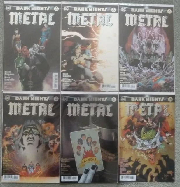 Metal #1-6 Set..snyder/Capullo..dc 2018 1St Print..vfn+..Dark Nights/Batman/Foil