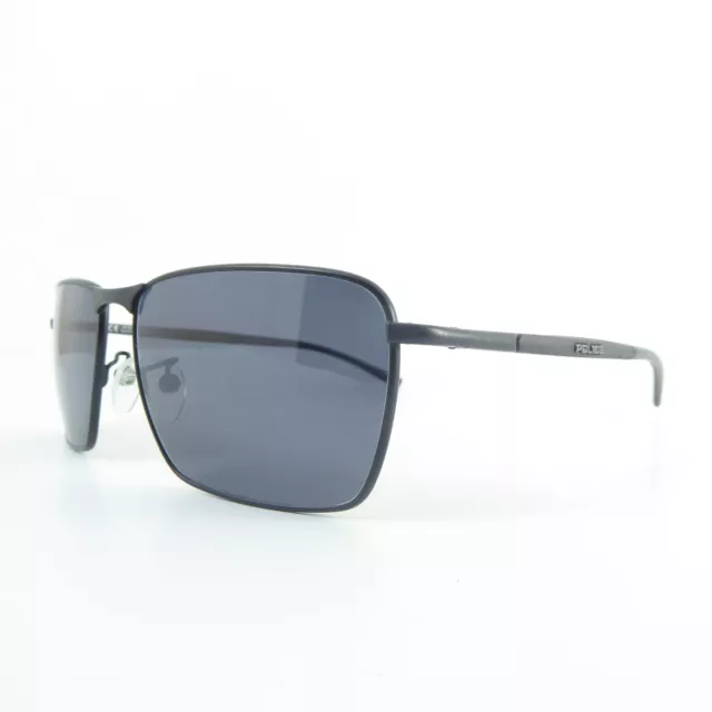 Police Big Match 1 Sunglasses Men Metal Black Full Rim TJ2094 Frames Eyewear