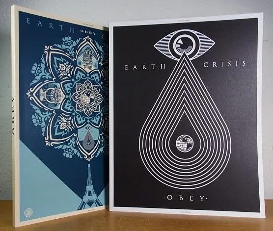 Shepard Fairey - Obey. Earth Crisis. 2 Volumes with Slipcase Fairey, Shepard: