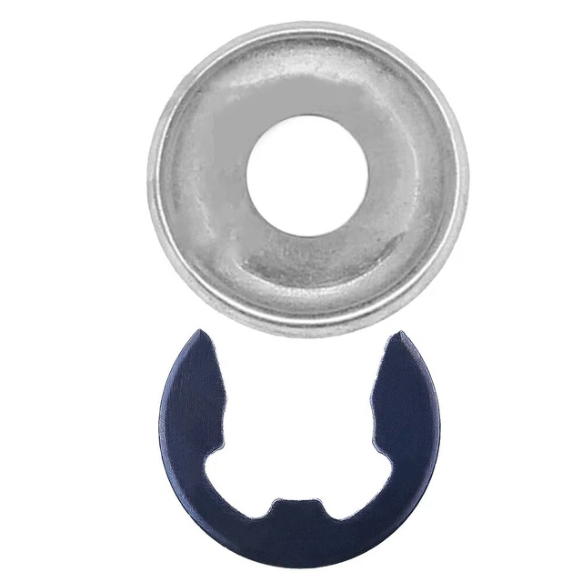 Lot De Clips E Externes En Acier Inoxydable | 1,2 Mm à 15 Mm | Norme DIN 6799 | Pour Arbres Et Axes