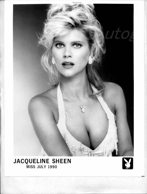 JACQUELINE SHEEN - 8x10 Headshot Photo - Playboy Playmate 1990 EUR 11