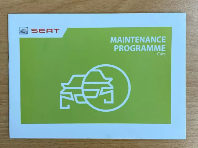 Seat Ateca Service Book , All Models Diesel Petrol