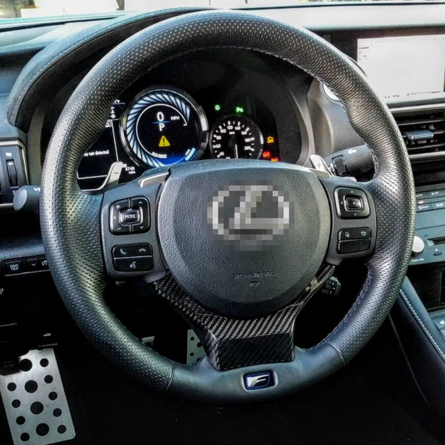 CAR CARBON FIBER Steering Wheel Lower Cover Trim Fit For Lexus IS250