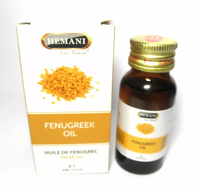 Hemani 100% Bockshornklee Öl Kalt Gepresst Fenugreek oil aus Bockshornkleesamen