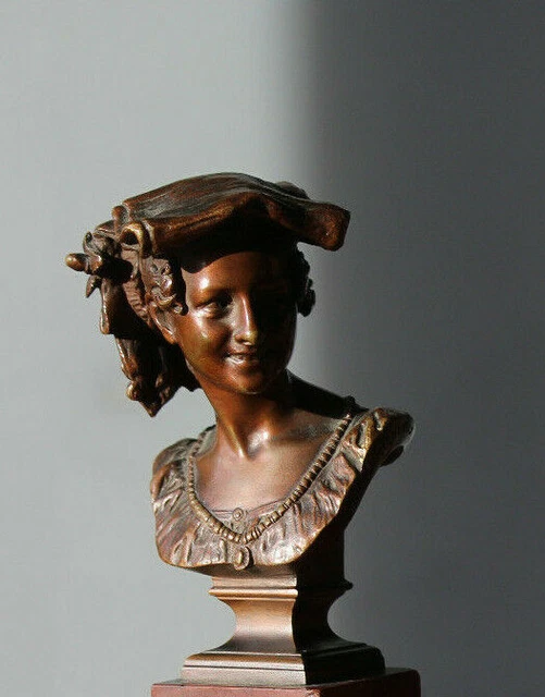 CARPEAUX & Susse - La rieuse napolitaine - Bronze 19e signé