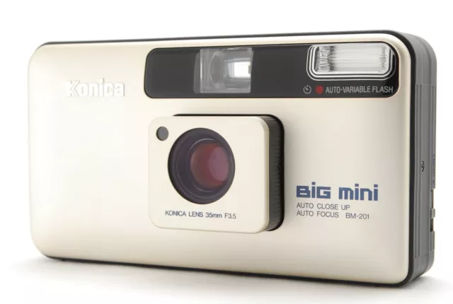 LCD Works 【Top Mint】 Konica BiG mini BM-201 Point & Shoot 35mm Camera From JAPAN