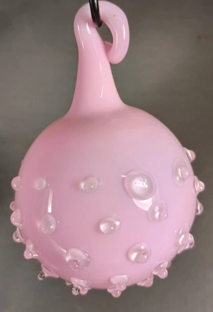 Hand Blown Glass Ornament Ball . Self Representing Artist (SRA) 3