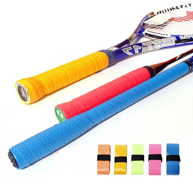 Ruban de pour Raquette, Ruban de pour Cadre de Tête de Raquette de Tennis, Nylon 3 Pièces, Auto-adhésif Facile à Utiliser pour Raquettes de Tennis (vert fluorescent