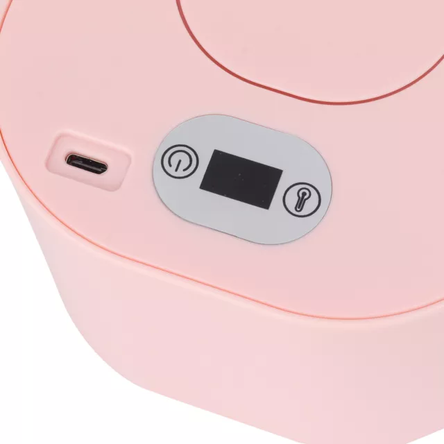 (Pink)Wipe Heater Dispenser Wipe Heater LED Display USB Moisturizing For LT