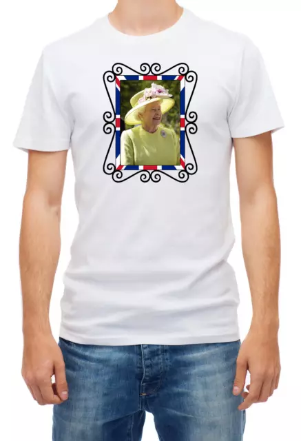 Gran Bretagna Regina Elisabetta II T-Shirt per Uomo K318