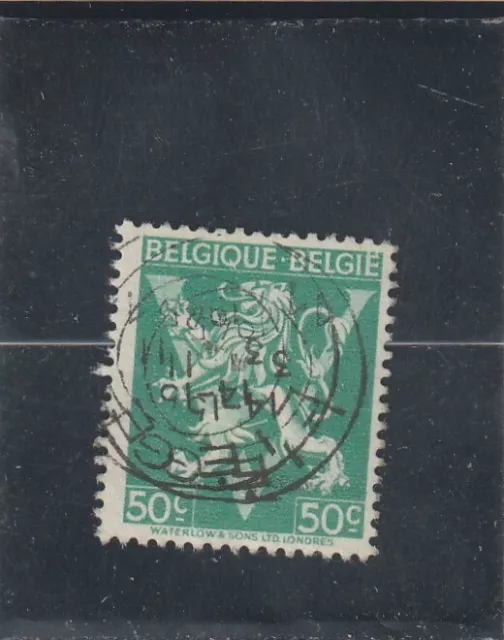 L6156 BELGIQUE timbre Y&T N° 678 de 1945 " Libération " Oblitéré