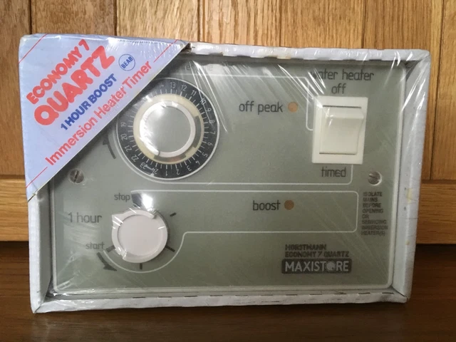 Immersion Heater Timer Quartz E7 Water Heating Control