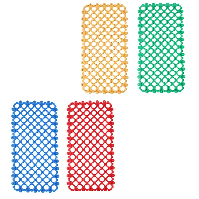 4PCS Kunststoff Pet Matte Kaninchen Matten für Käfig Ratte Füße Pads 3