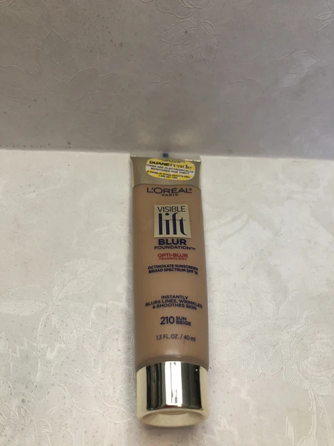 L'Oreal new visible lift blur foundation #210 sun beige