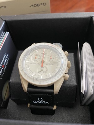 BRAND NEW OMEGA x Swatch Bioceramic MoonSwatch Mission to Jupiter SO33C100 Â£383.85 - PicClick UK