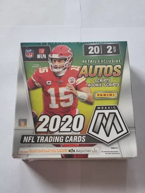 2020 Panini Mosaic NFL Football Mega Box! Factory Sealed!