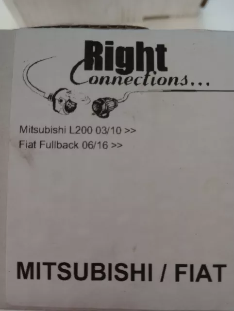 Mitsubishi L200  / Fiat Fullback  13pin Towbar Electrics with split charge relay