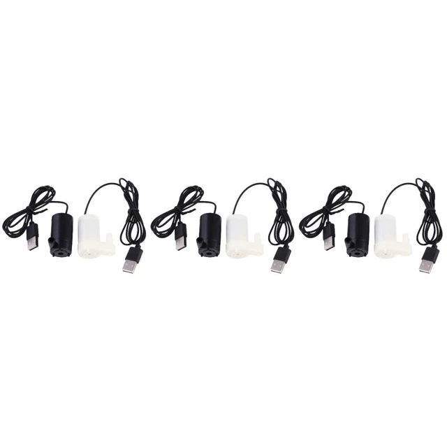6 Pcs Small Submersible Pump Small Water Pump Small Aquarium Pump