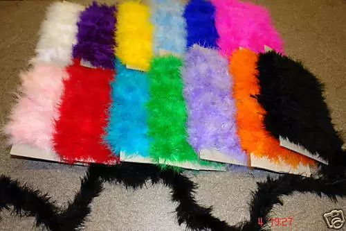 MARABOU Federfell SAITE Swansdown weiche Trimmborte MEHR 10 Farben