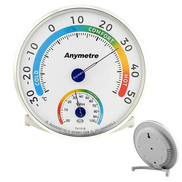 Digitales Thermometer und Hygrometer Mini für Innen und Außenklima feuchtigkeit