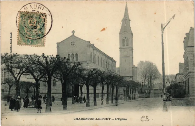 CPA AK CHARENTON-le-PONT - L'Église (659594)