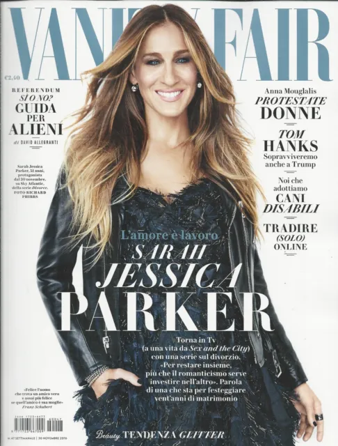 Sarah Jessica Parker Vanity Fair Magazine Tom Hanks Marina Abramovic Rhys Ifans