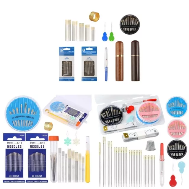 Hand Sewing Needle Set for Sewing Repair, Multiple Sizes Needle, Seem Rippers