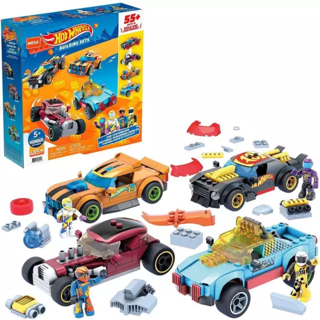 Mega Construx Hot Wheels Car Customizer Make and Build Your Own car