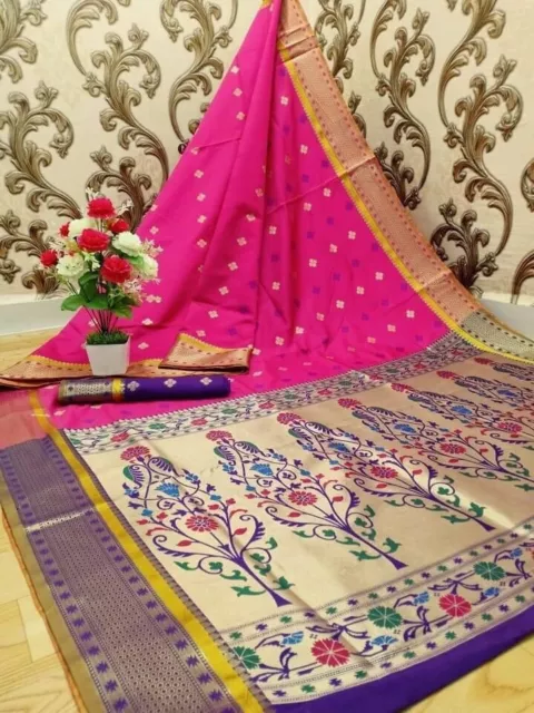 Latest  Banarasi Pure  Katan Silk Saree  / Sari  From Banaras