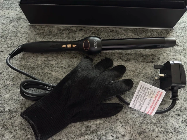 はづき 【新品未使用】SOLEIL ソレイル flat iron ブラック SOLEIL DIGITAL CURLING Iron 25mm Black New In Box RRP £308 UK