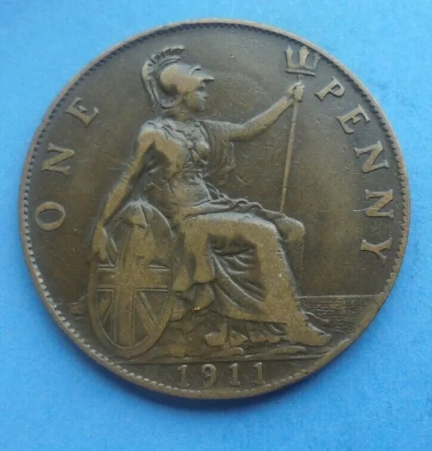 1911 George V, Penny, as shown.