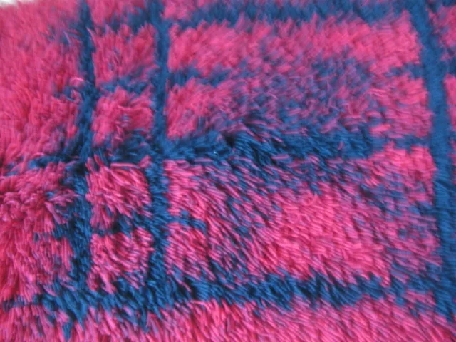 Teppich Wandteppich Hochflor Panton Ära 70er Jahre (C 93) 2