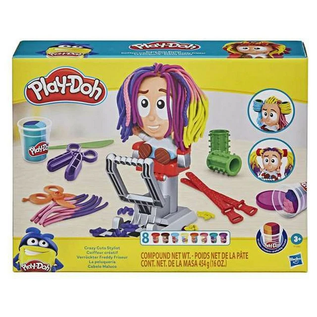 Set di Plastilina Playdoh Crazy Cuts Stylist Play-Doh F1260