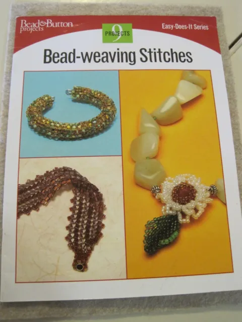 RARE BEAD-WEAVING STITCHES Craft Book Bead&Button 9 Projects