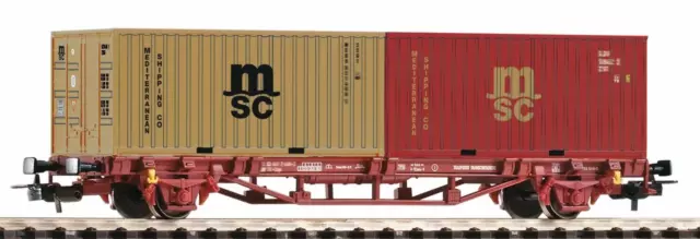 Piko 97153 HO Gauge Hobby FS MSC Twin Container Wagon IV