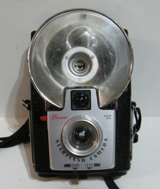 Cámara Kodak Brownie Starflash Usada en Excelente Condición