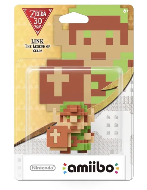 8-bit Link Amiibo The Legend of Zelda Nintendo NEW