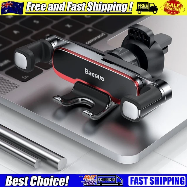 Baseus Car Phone Holder Bracket Metal Gravity Auto Air Vent Cellphone Stand