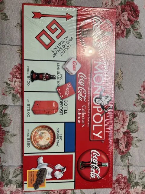 Monopoly Coca Cola 125th Anniversary Collector's Edition Board Game New Sealed