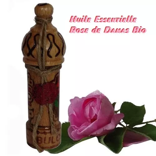 Evterpa Huile Essentielle Rose de Damas Bio Rose bulgare 100 % Bulgare 1 ml