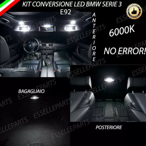 Kit Led Interni Bmw Serie 3 E92 Coupe Anteriore + Posteriore + Bagagliaio Canbus