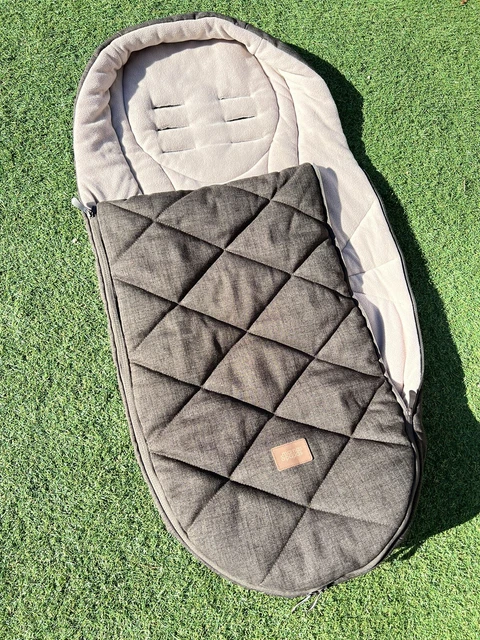 Mamas and Papas Universal Khaki Olive Dark Green Fleece Foot Muff Buggy Liner