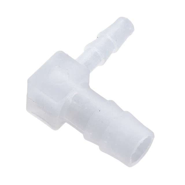10PCS Plastic Hose Joints Plastic Hose Joint Barb Reducer Fittings 90 Degree