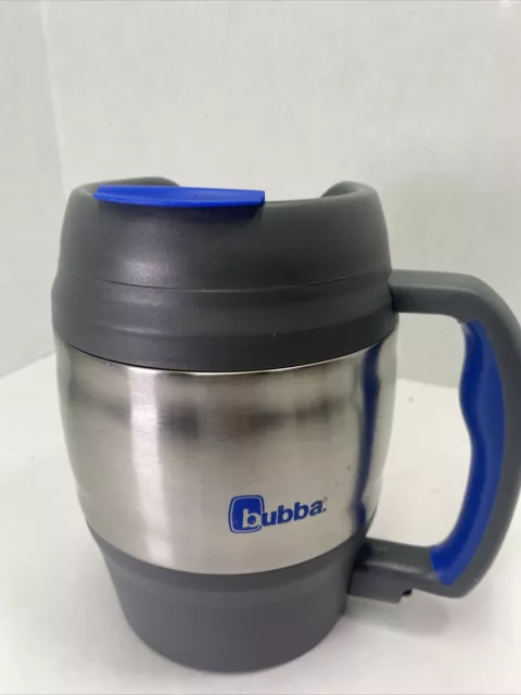 Bubba Keg 52 Ounce Gray  & Stainless Travel Mug Handle Hot or Cold Insulated
