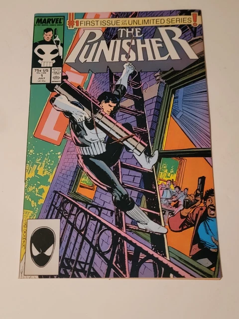 The Punisher #1 First Issue of an Unlimited Series July 1987 Marvel Comics