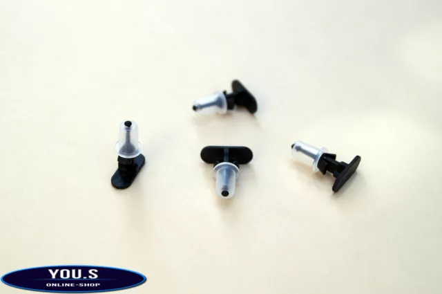 10x Corredera Goma Junta Clips de Fijación para Audi VW Caddy Transporter T5