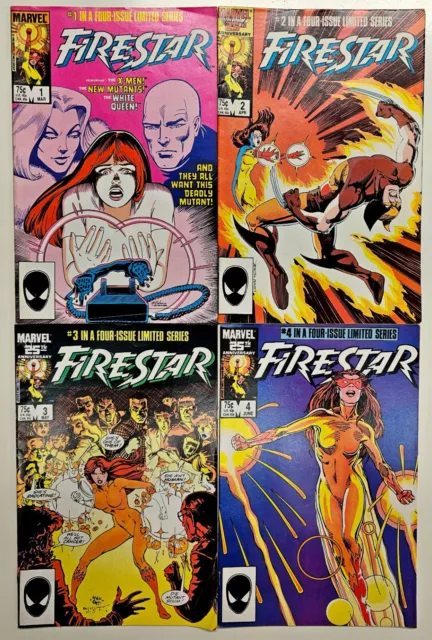 Marvel Comic Firestar Key 4 Issue Lot 1 2 3 4 Full Set High FN+